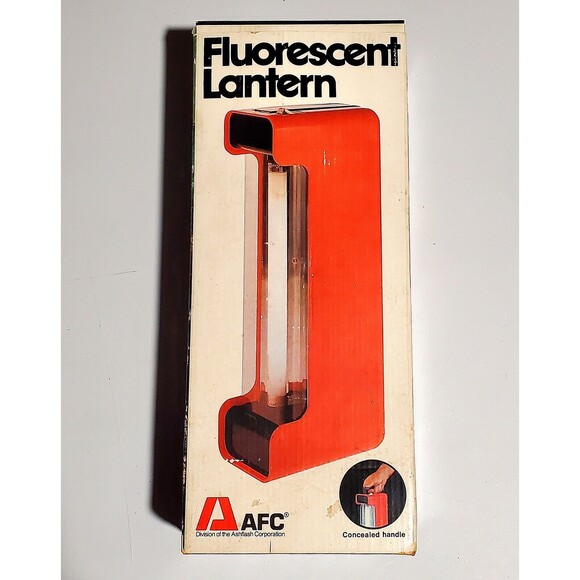 AFC Discoverer II Fluorescent Lantern Vintage 70s Ashflash Model 1056 NOS NEW - Picture 2 of 16